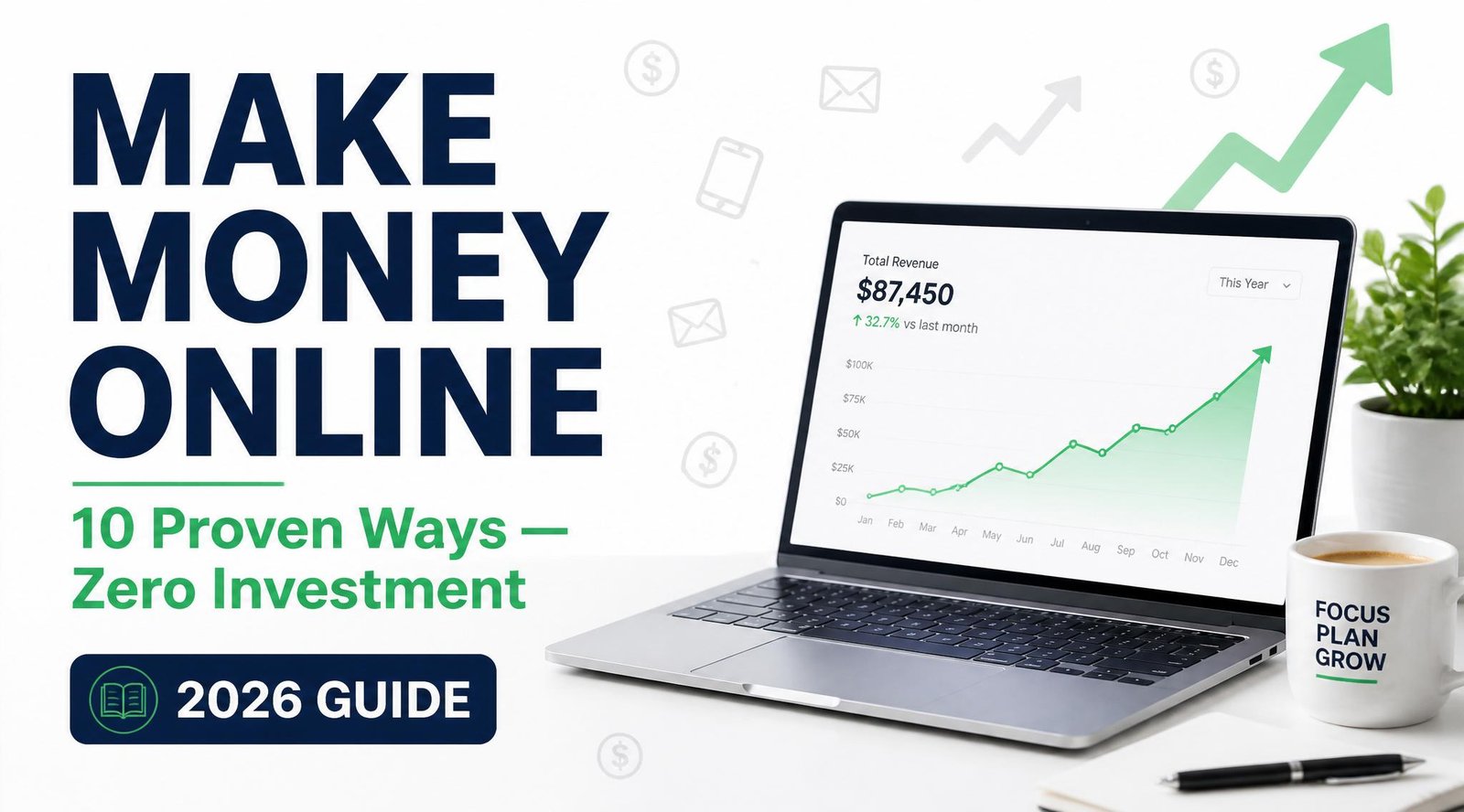 10 Proven Ways to Make Money Online Without Investment in 2026