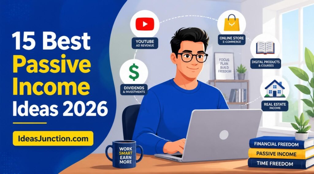15 Best Passive Income Ideas That Actually Work in 2026 Beginners Guide