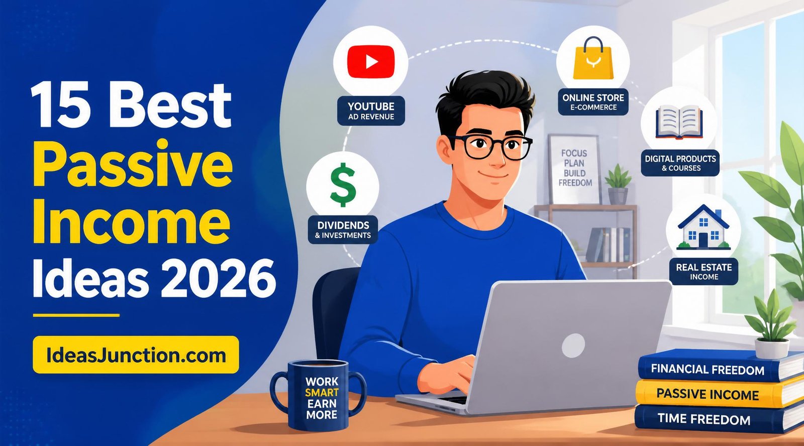 15 Best Passive Income Ideas That Actually Work in 2026 (Beginner’s Guide)