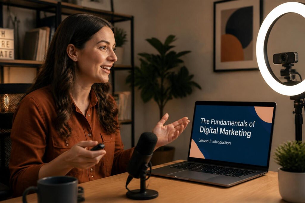 online course video lesson digital product example