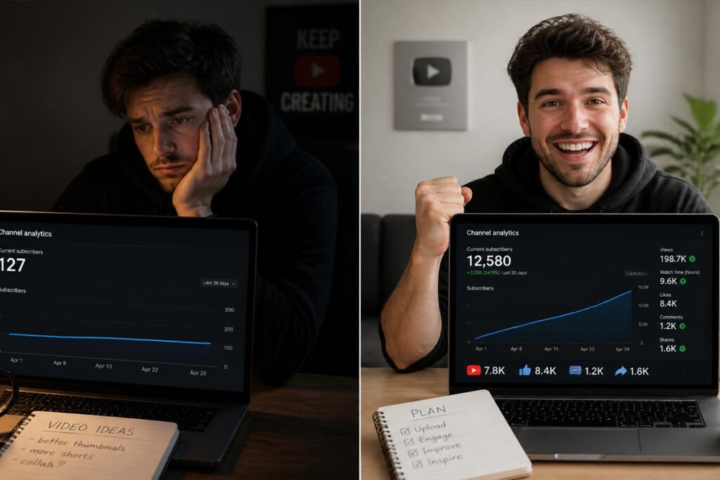 no email list versus growing engaged email list for creator business