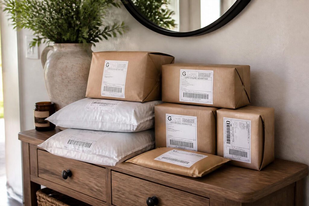 successful Etsy shop 2026 packaged orders ready to ship