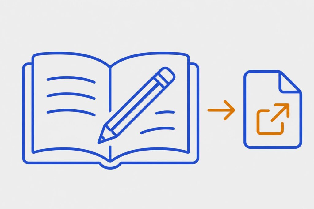 Manuscript writing and formatting software for self-published authors